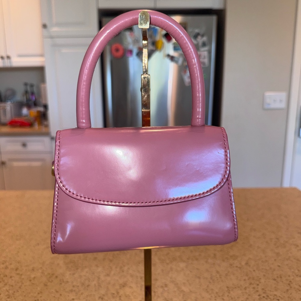 By Far mini top handle with removable cross body strap